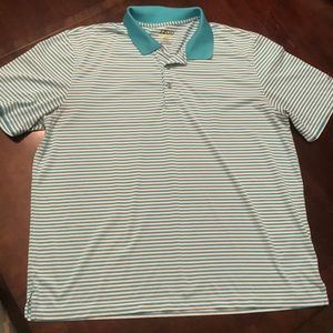 IZOD Cool-FX Striped Polo - XXL